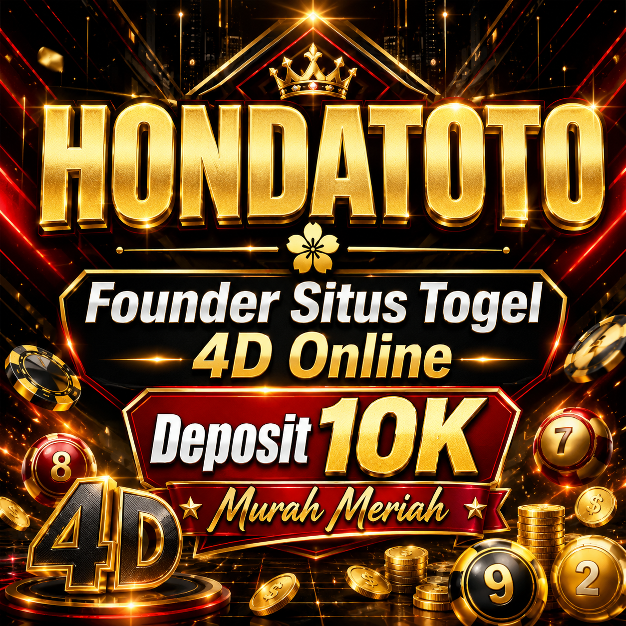 HONDATOTO ✿ Founder Situs Togel 4D Online Deposit 10K Murah Meriah